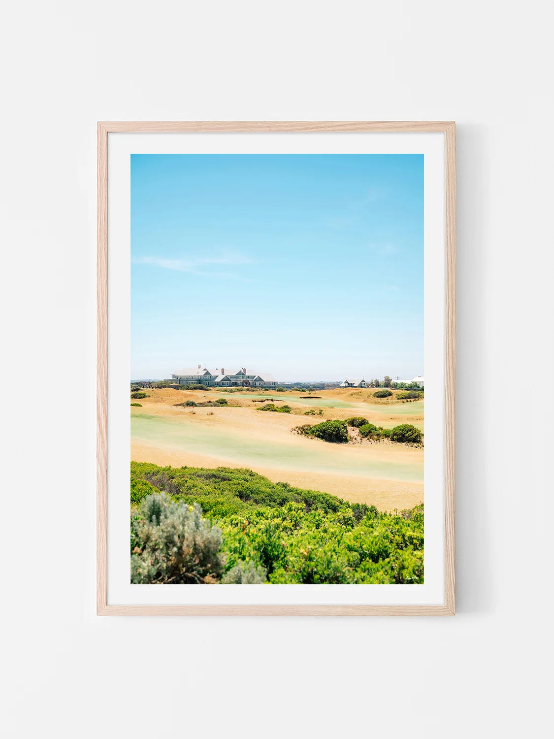 Barwon Heads Golf Course Summer Fairways Portrait