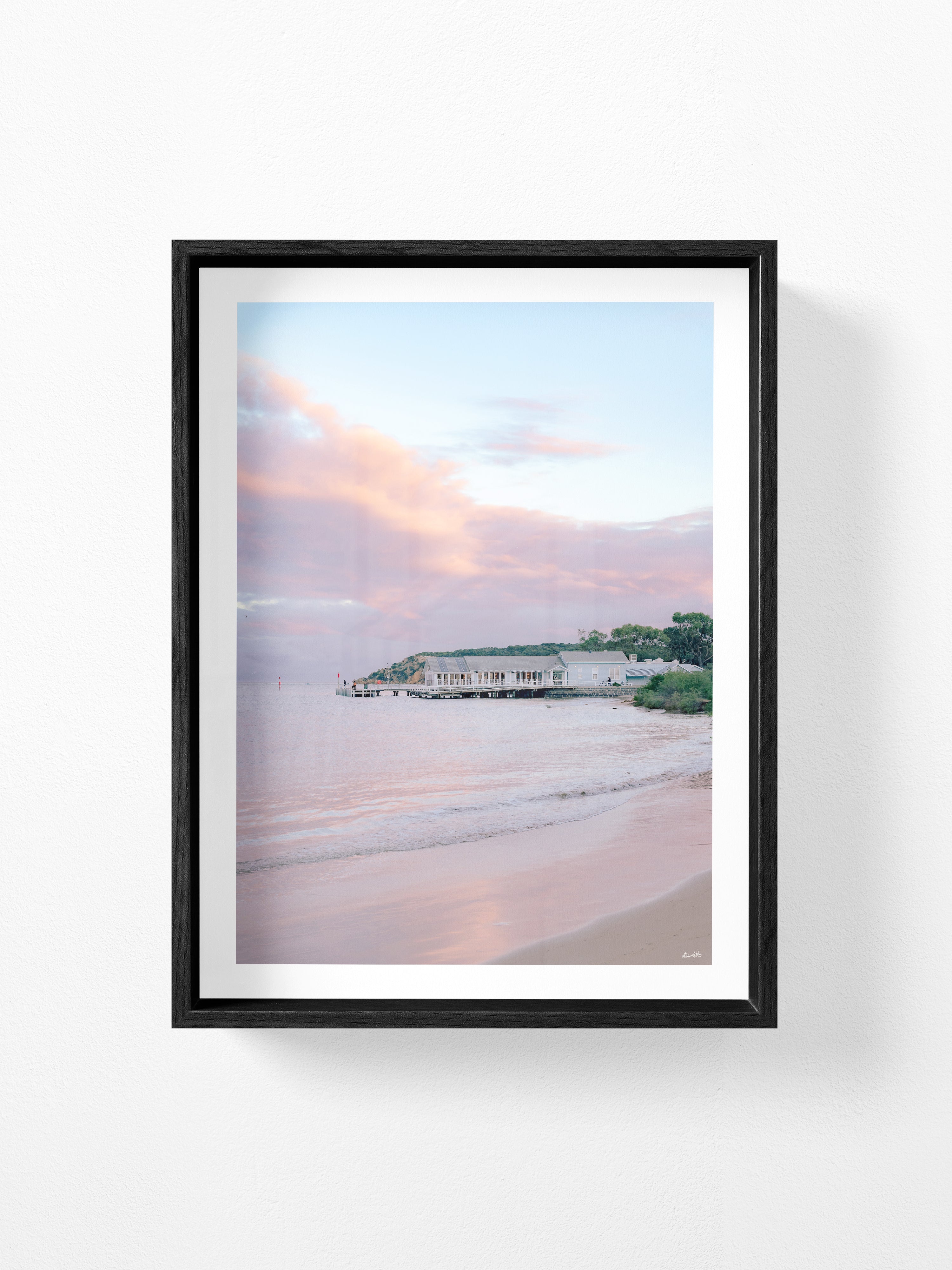 Barwon Heads Pier in Winter Sunset Light