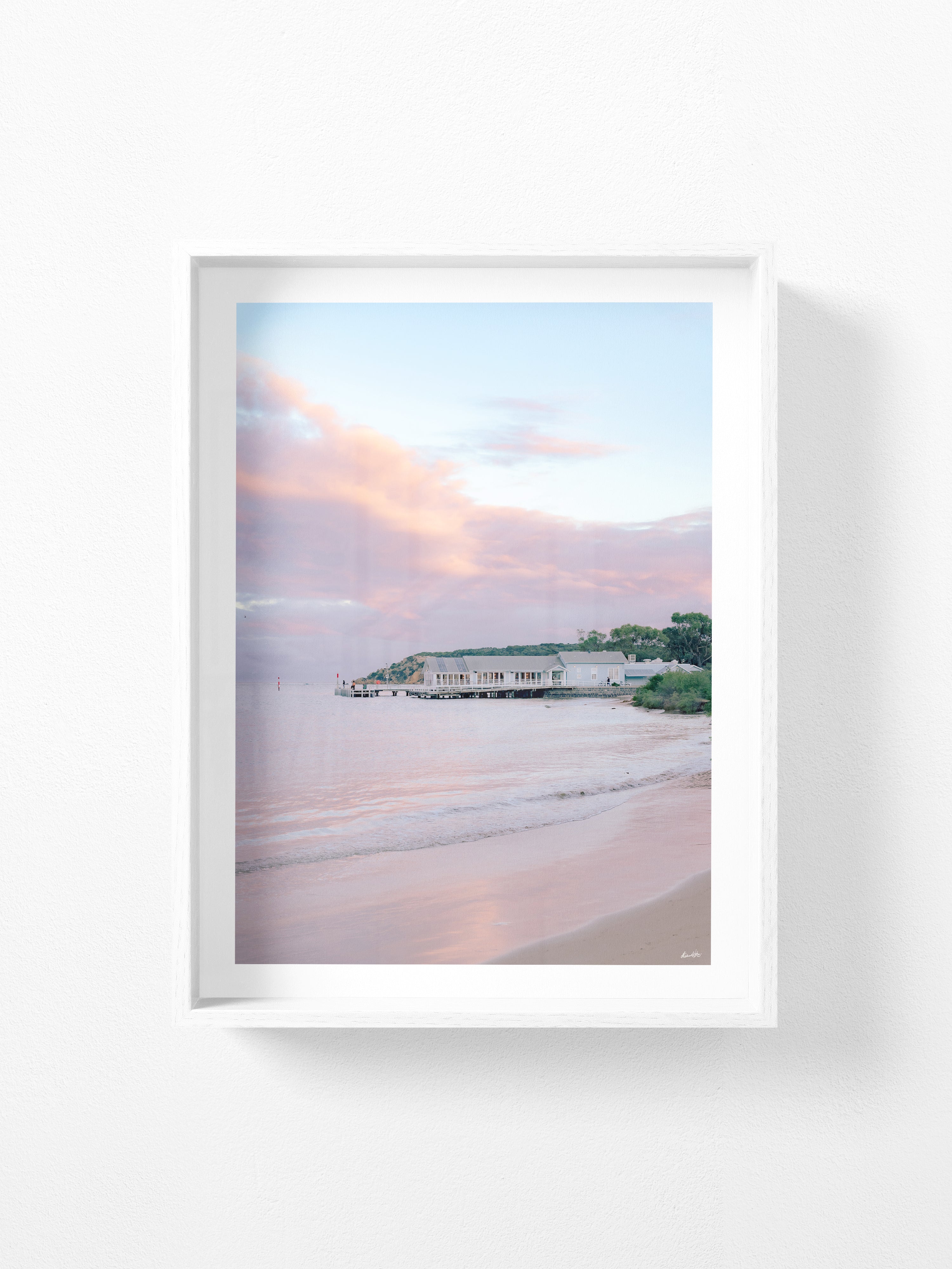 Barwon Heads Pier in Winter Sunset Light