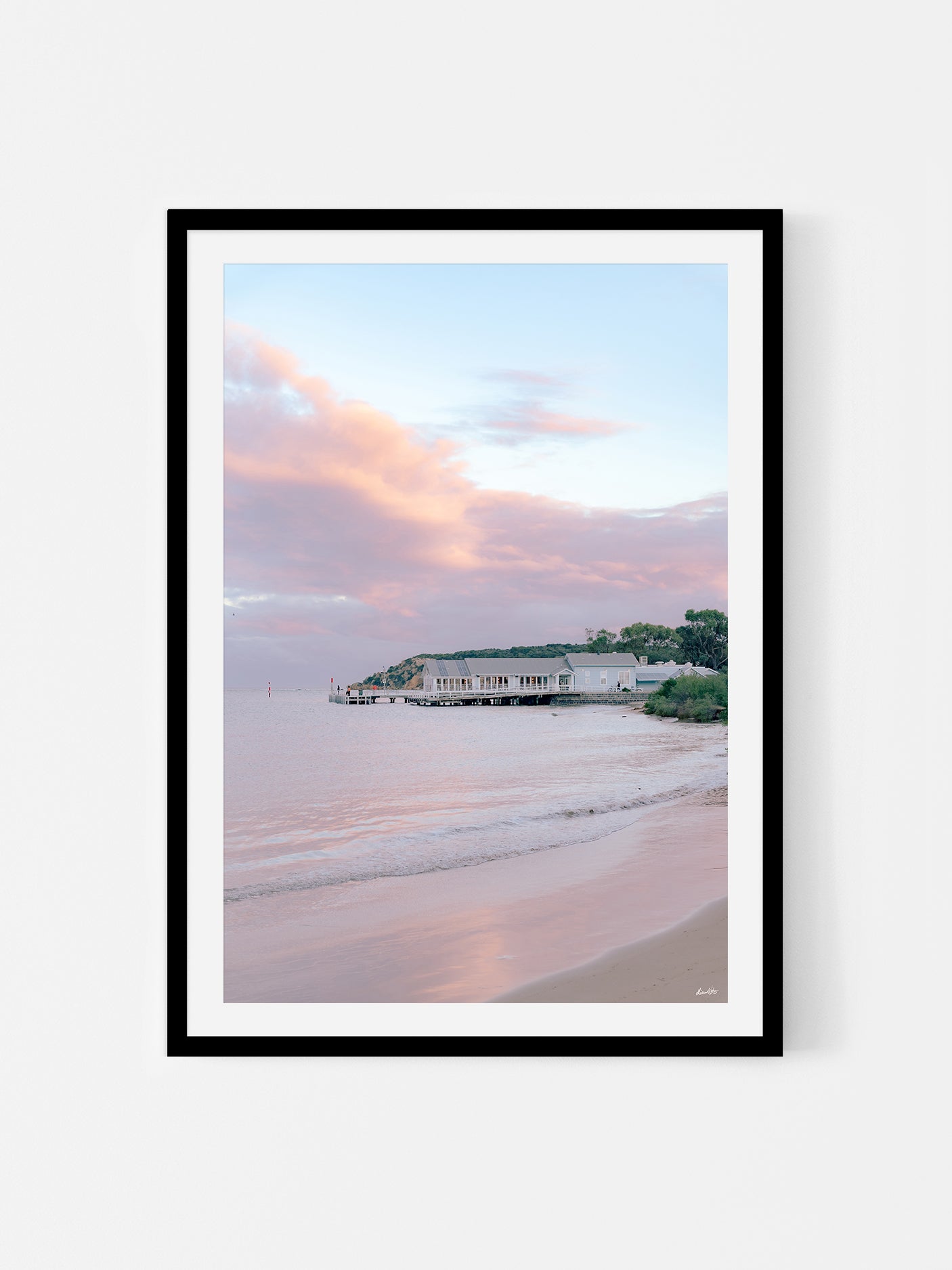 Barwon Heads Pier in Winter Sunset Light