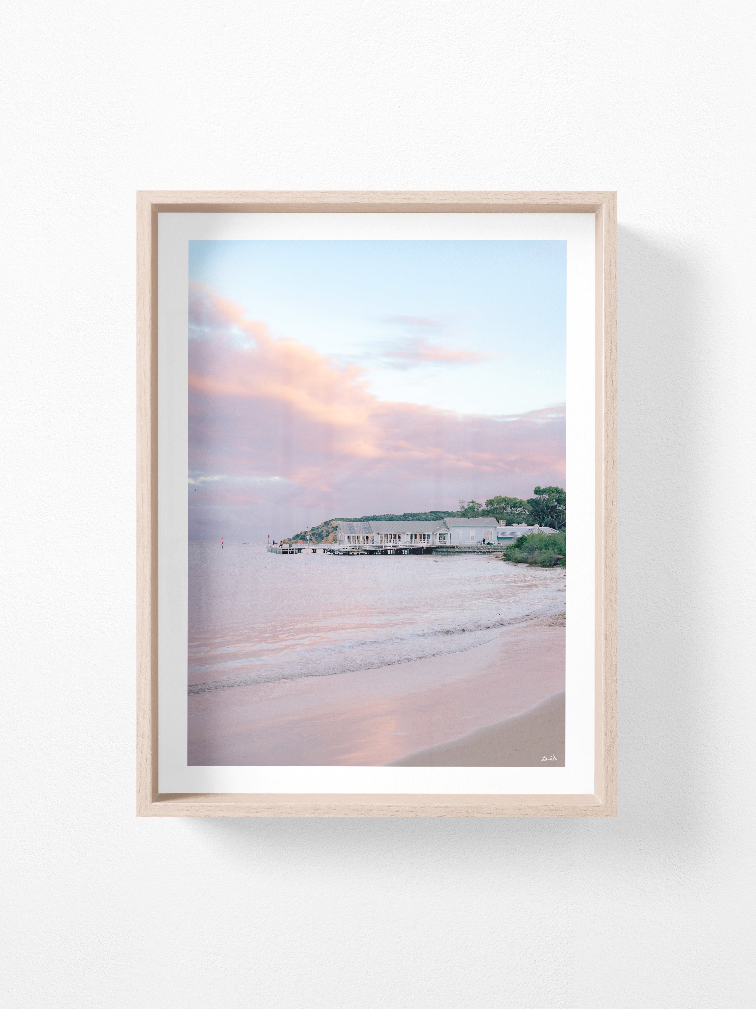 Barwon Heads Pier in Winter Sunset Light