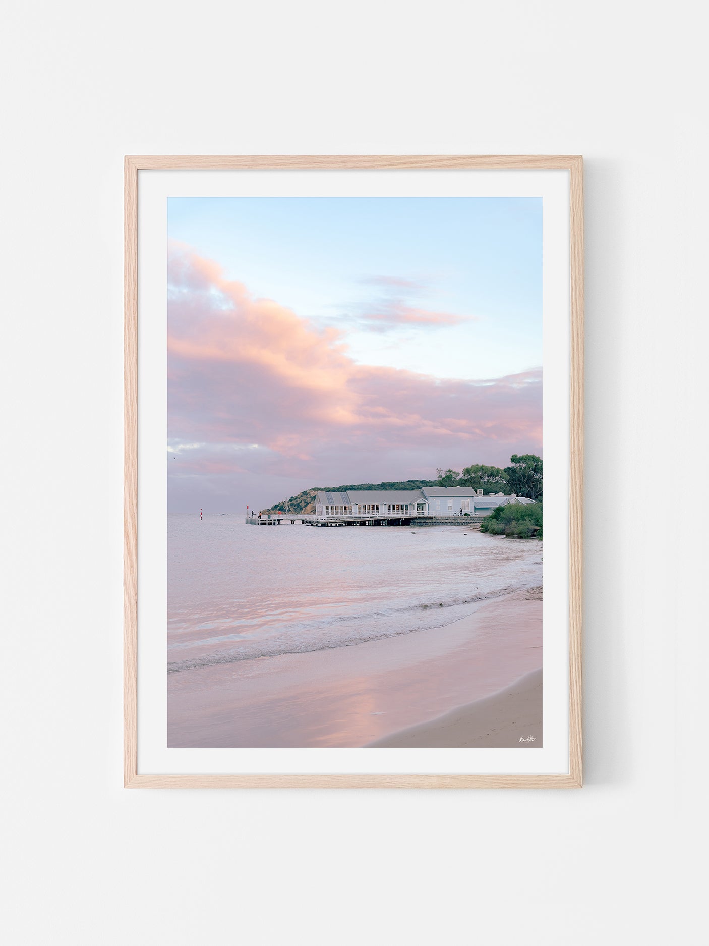 Barwon Heads Pier in Winter Sunset Light