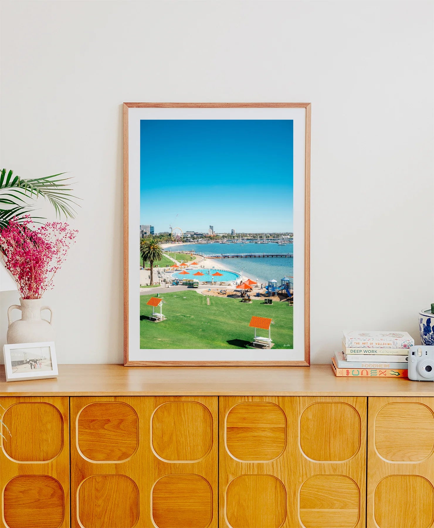 From Eastern Beach Across Geelong Waterfront Portrait