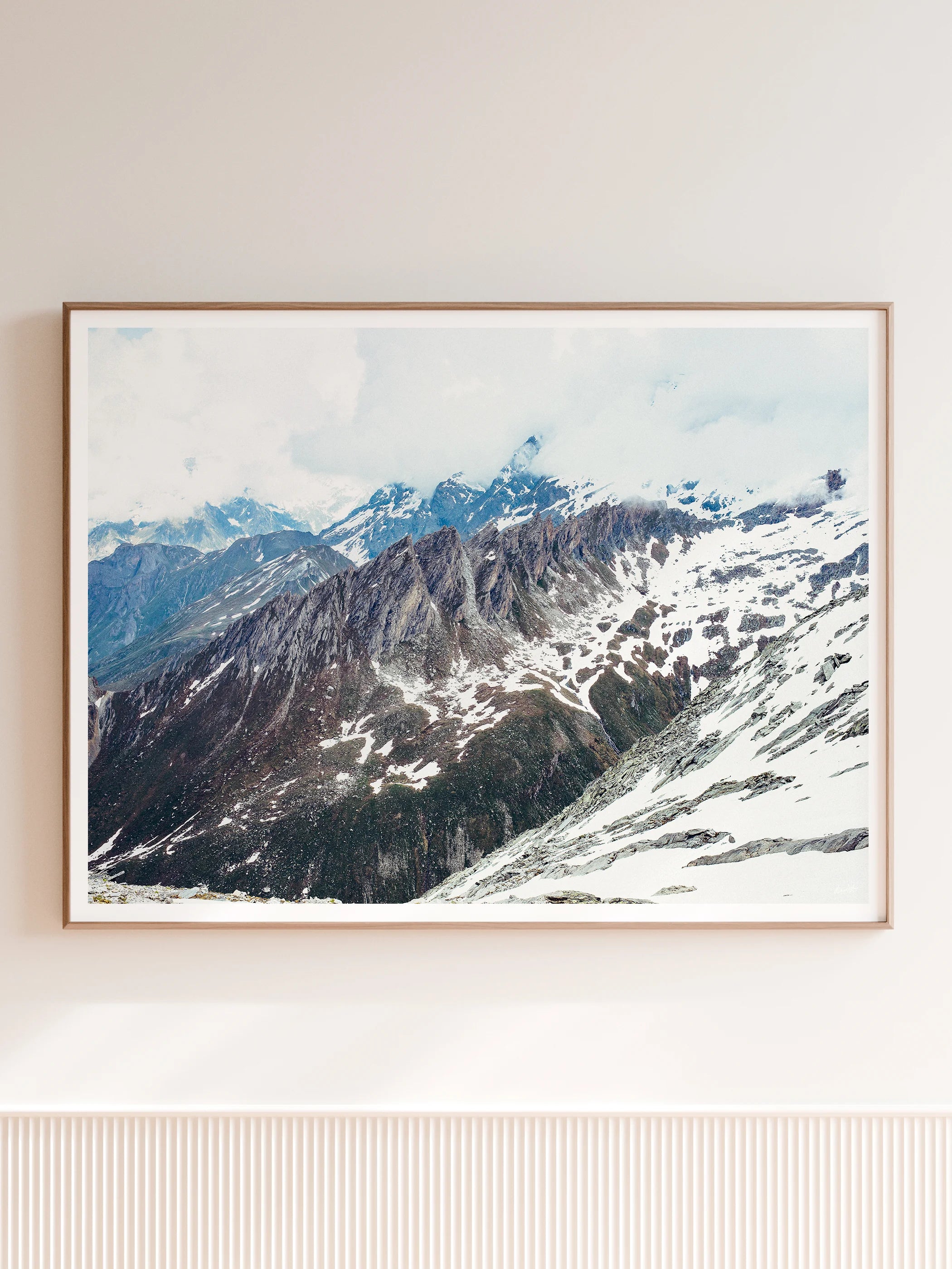 French Alps Summit View