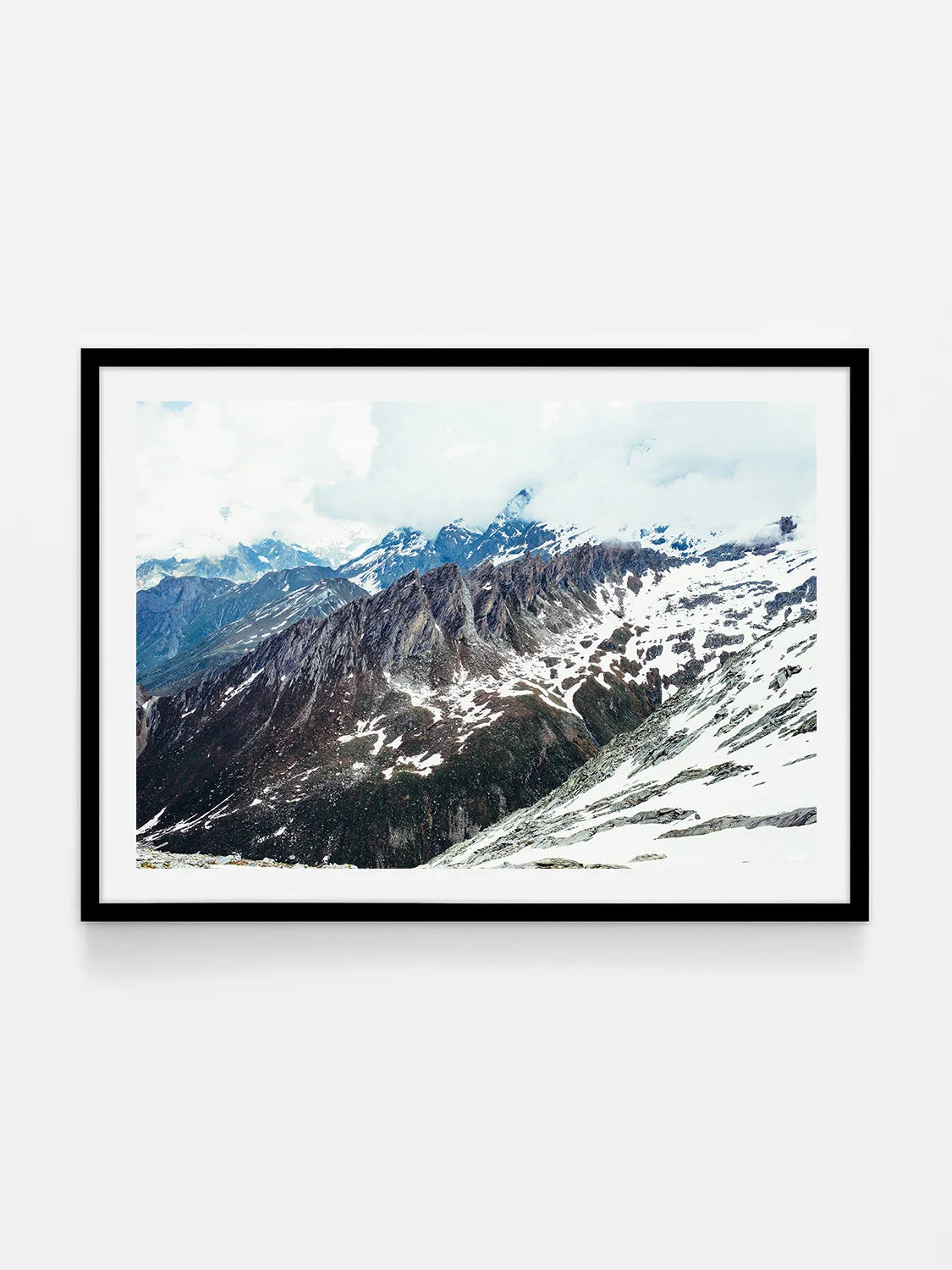 French Alps Summit View
