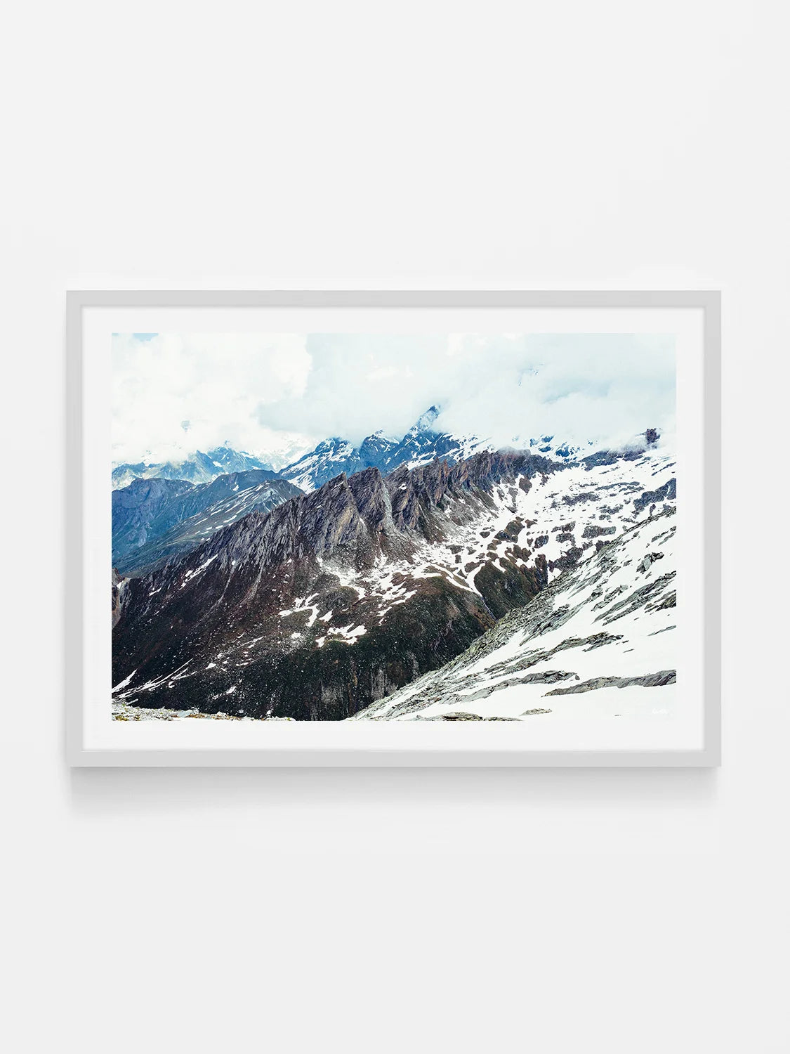 French Alps Summit View