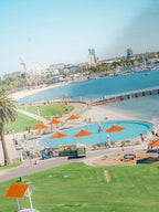 From Eastern Beach Across Geelong Waterfront Landscape