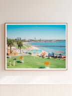 From Eastern Beach Across Geelong Waterfront Landscape