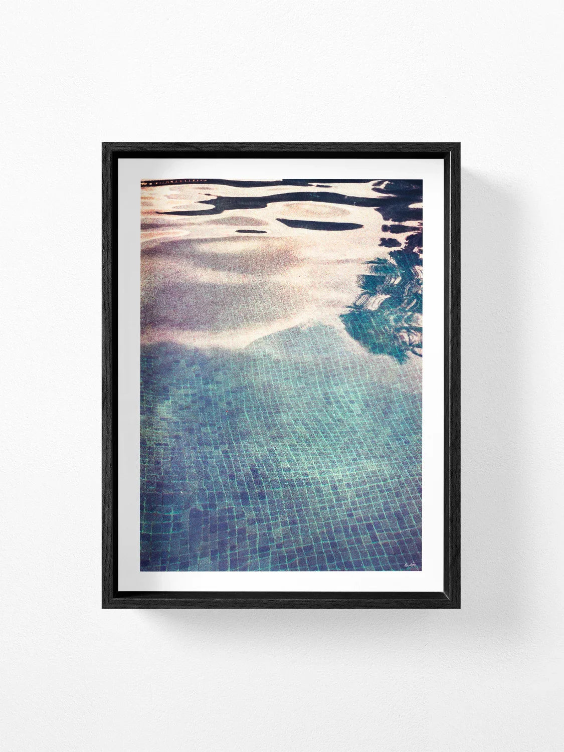 Ibiza Pool Sunset Reflections
