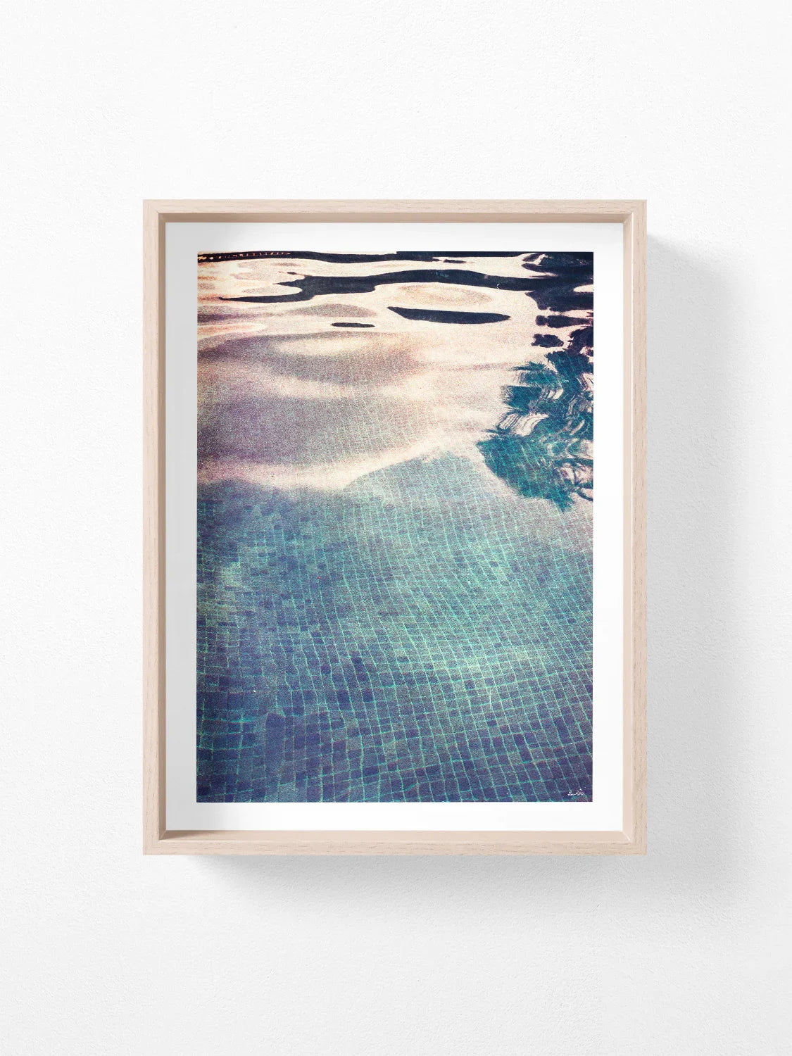Ibiza Pool Sunset Reflections