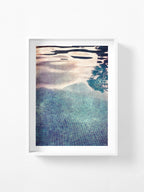 Ibiza Pool Sunset Reflections