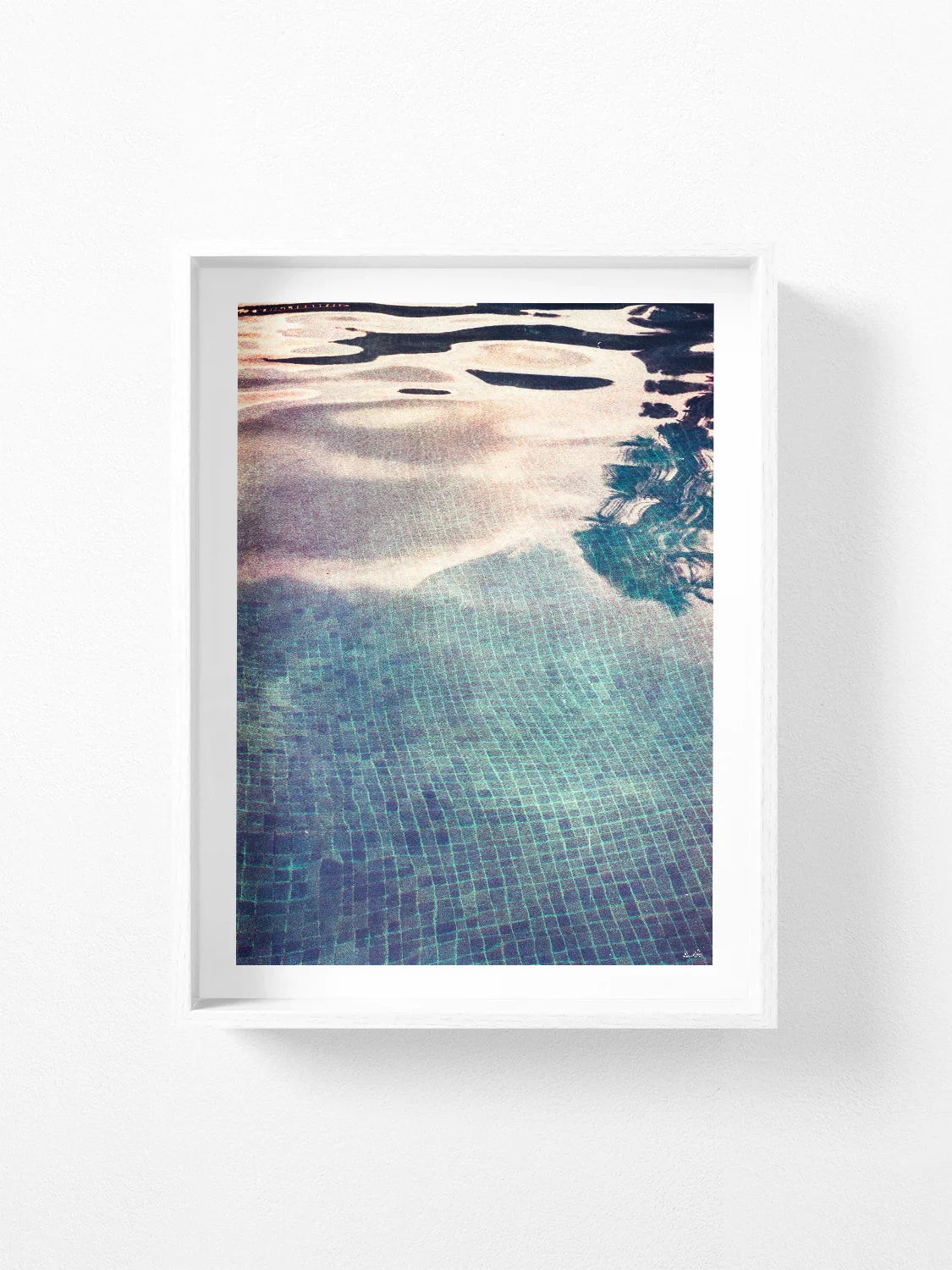 Ibiza Pool Sunset Reflections