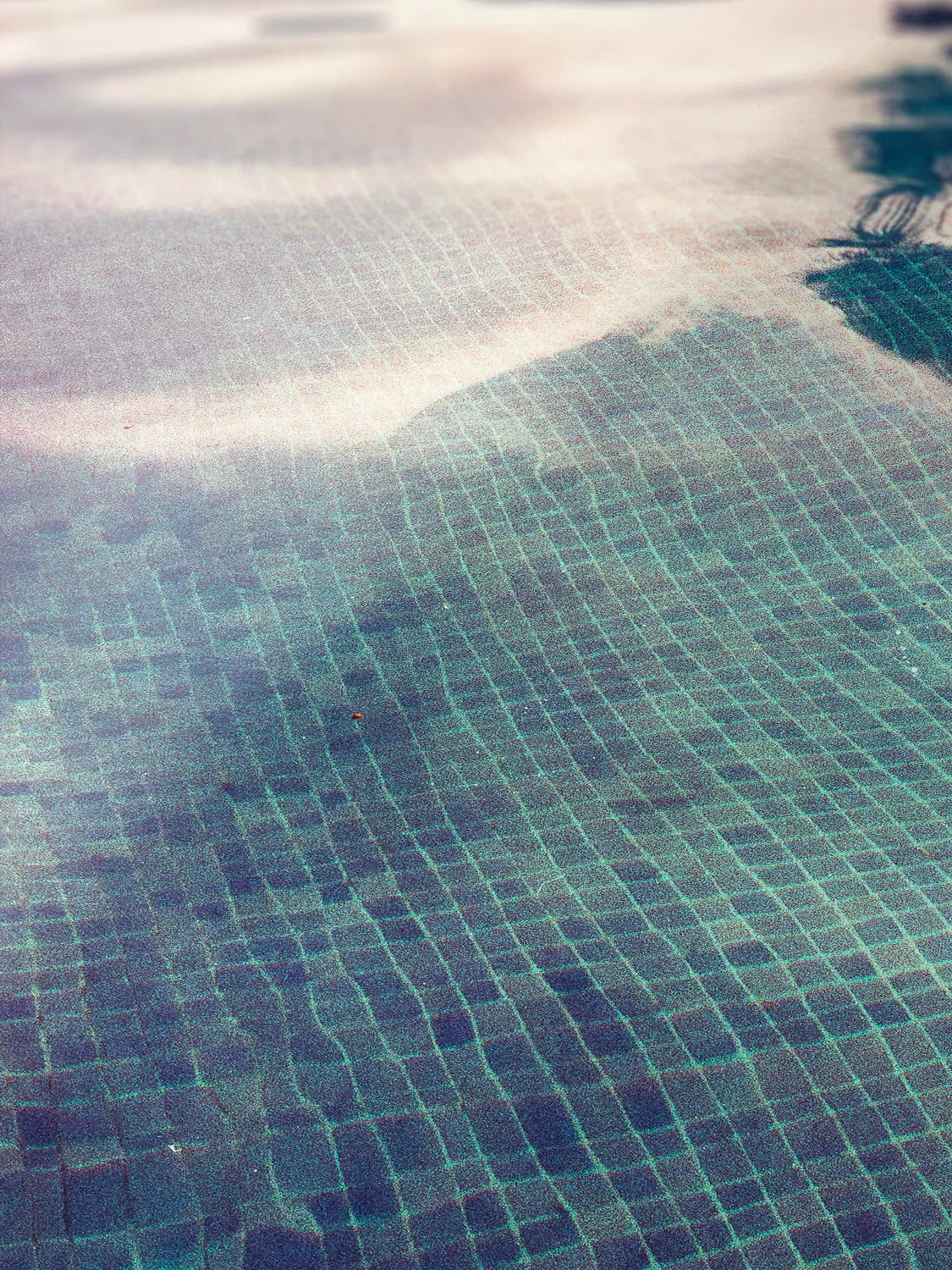 Ibiza Pool Sunset Reflections