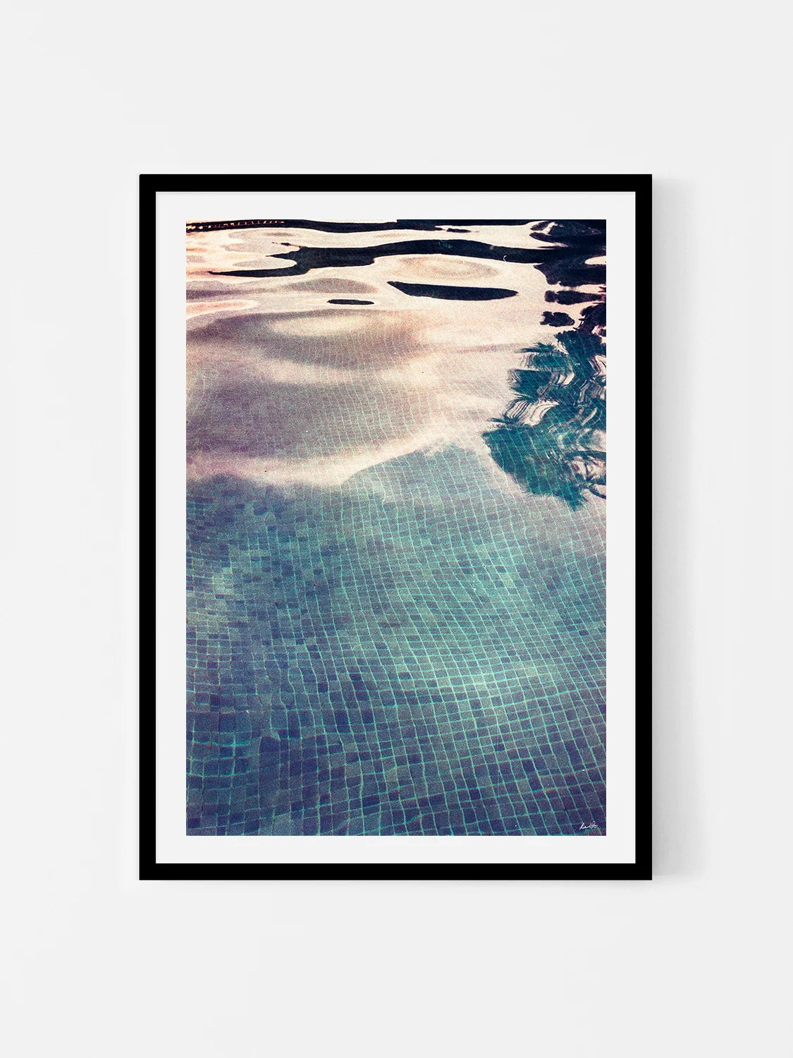 Ibiza Pool Sunset Reflections