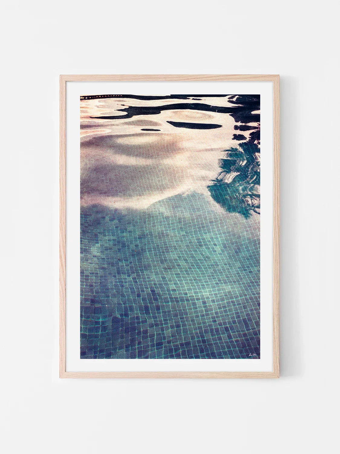 Ibiza Pool Sunset Reflections