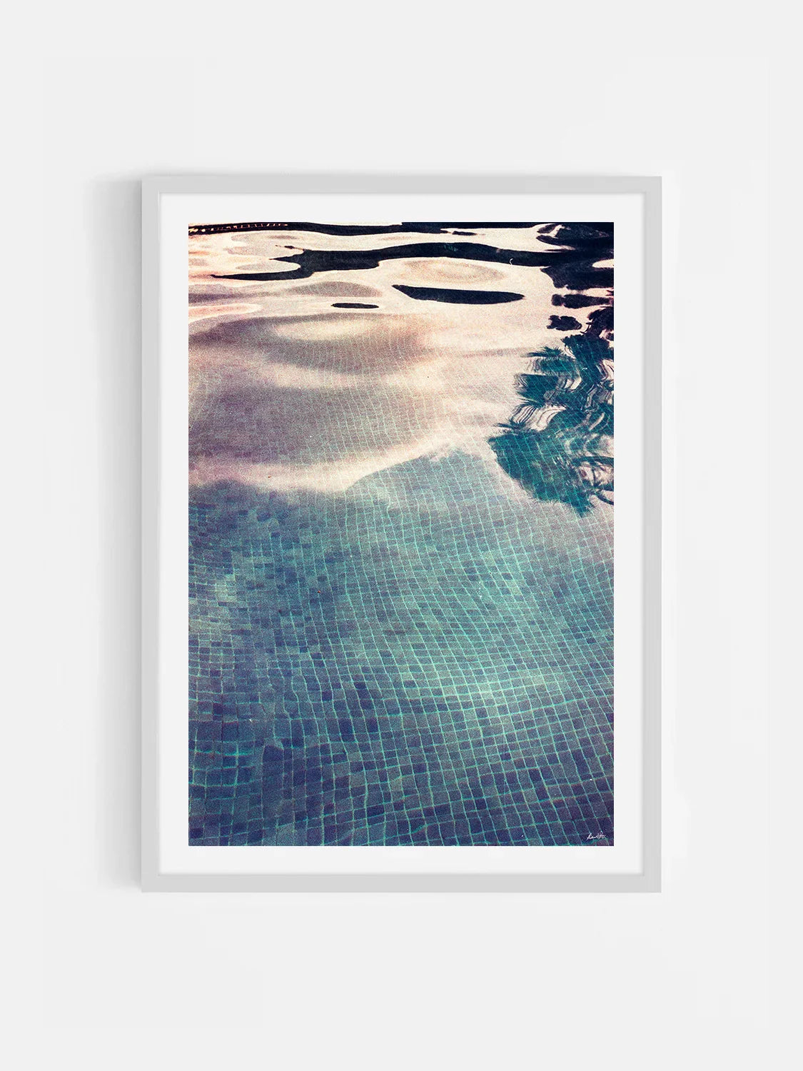 Ibiza Pool Sunset Reflections