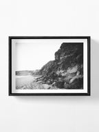 Jan Juc Cliffs in Black and White