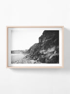 Jan Juc Cliffs in Black and White