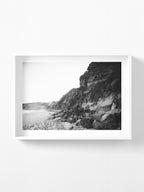 Jan Juc Cliffs in Black and White