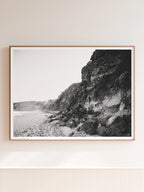Jan Juc Cliffs in Black and White