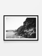 Jan Juc Cliffs in Black and White
