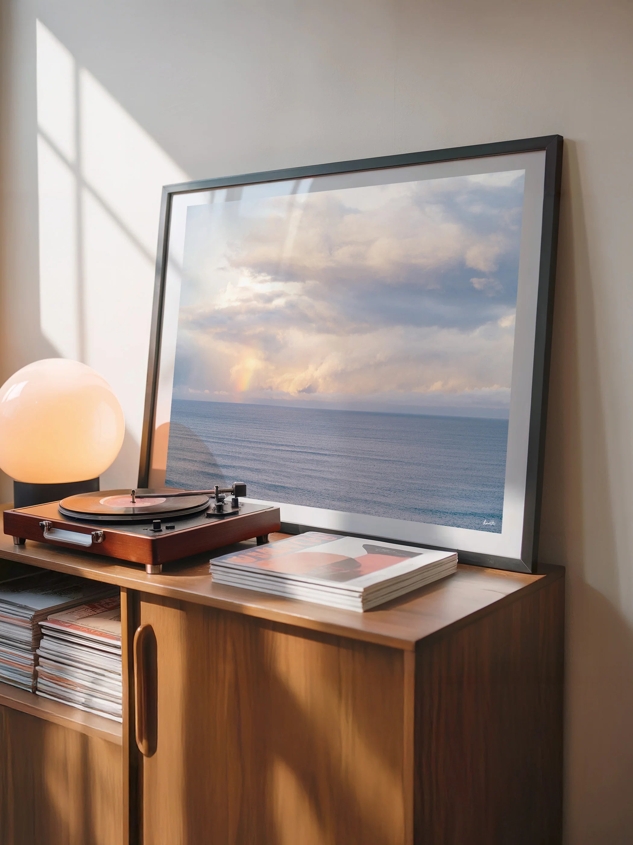 Johanna Beach Clouds and Rainbow