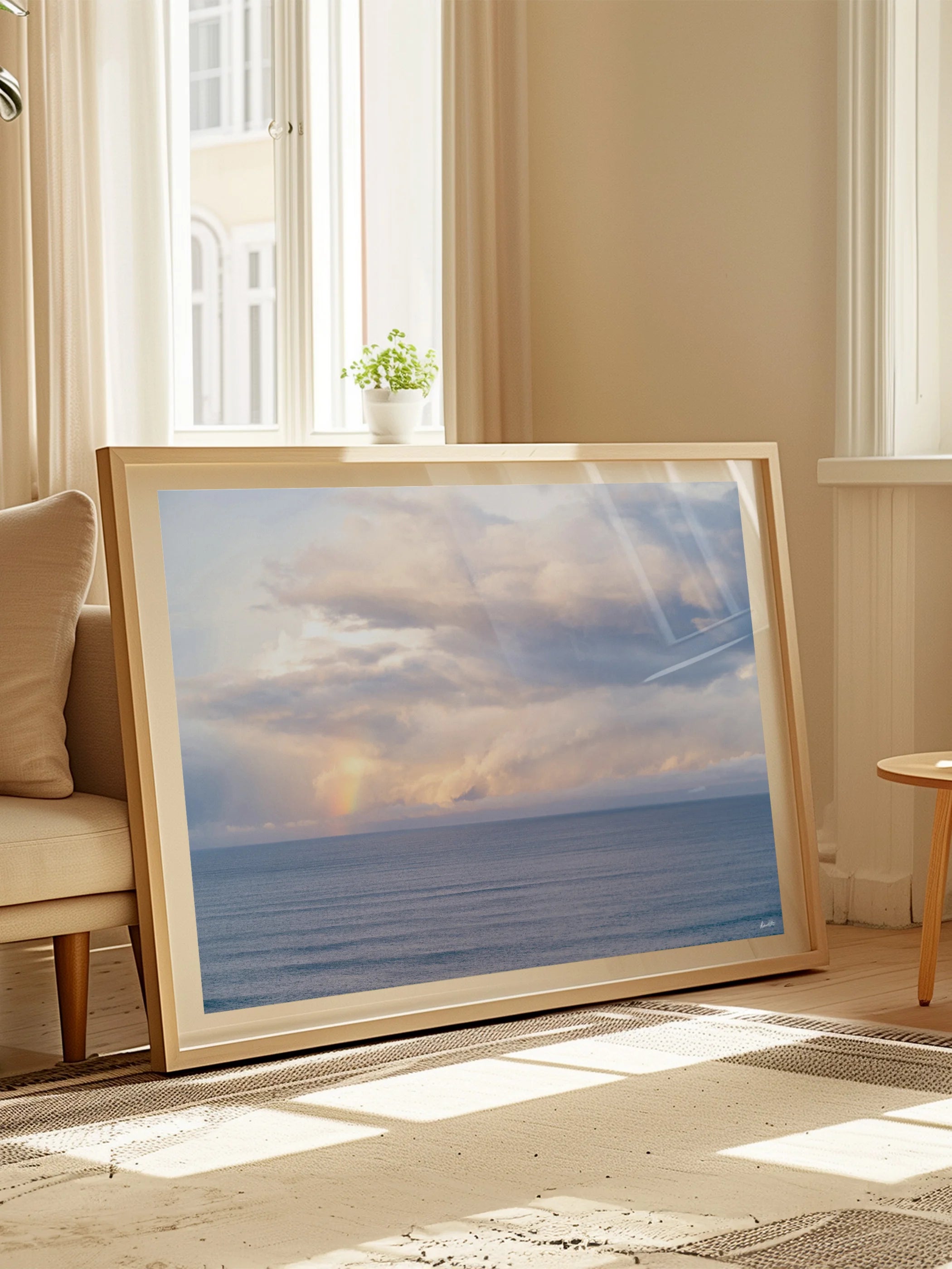 Johanna Beach Clouds and Rainbow