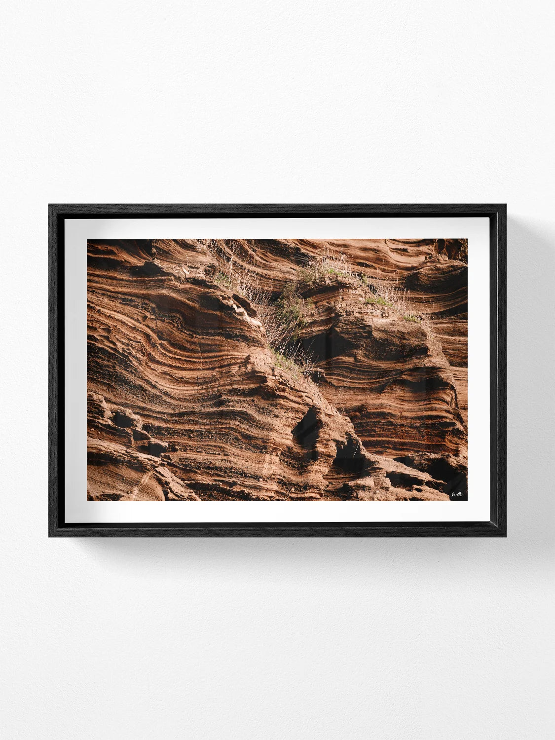 Lake Purrumbete Volcanic Rock Face