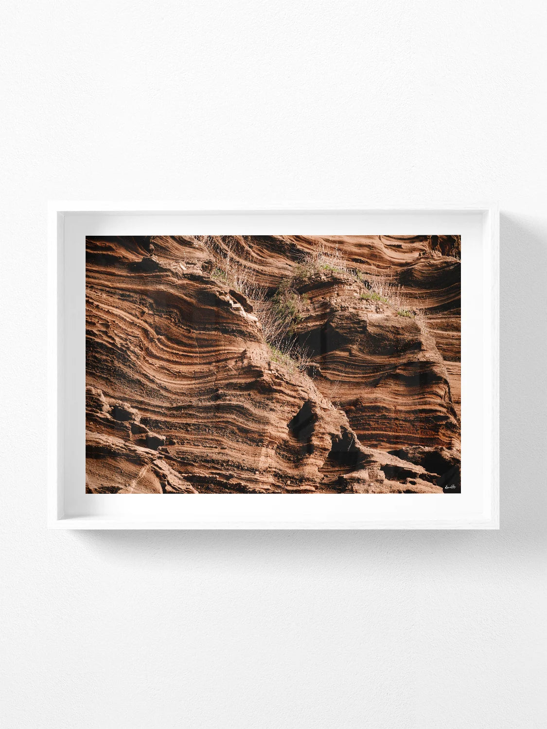 Lake Purrumbete Volcanic Rock Face