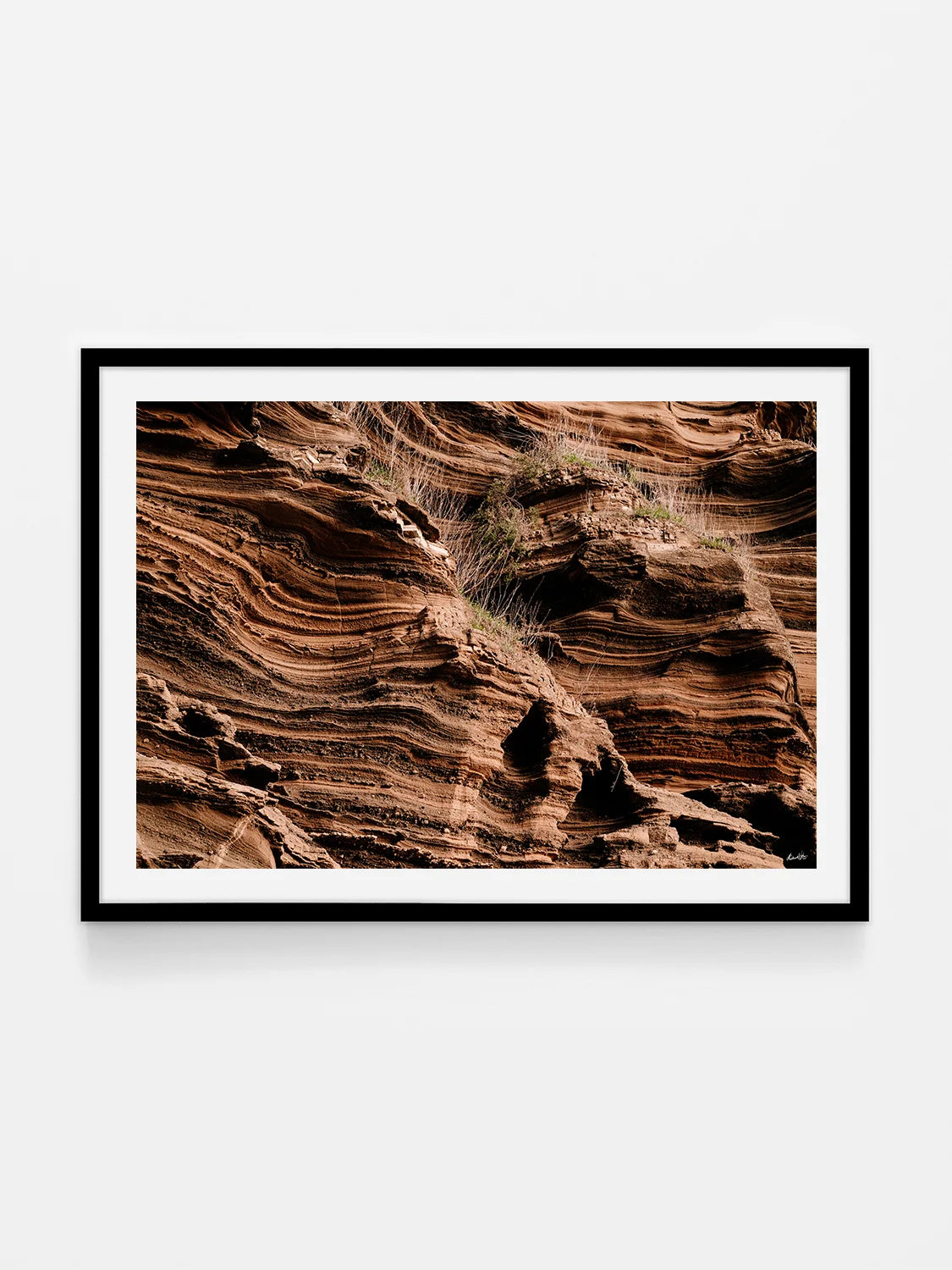 Lake Purrumbete Volcanic Rock Face