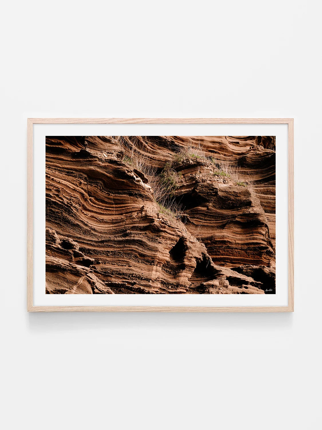 Lake Purrumbete Volcanic Rock Face