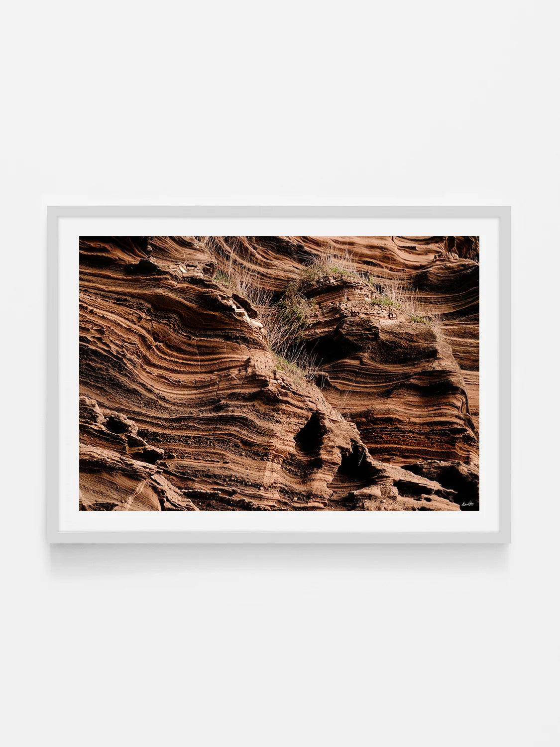 Lake Purrumbete Volcanic Rock Face