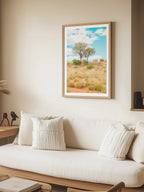 Lasseter Highway Spinifex, Trees and Dunes Portrait