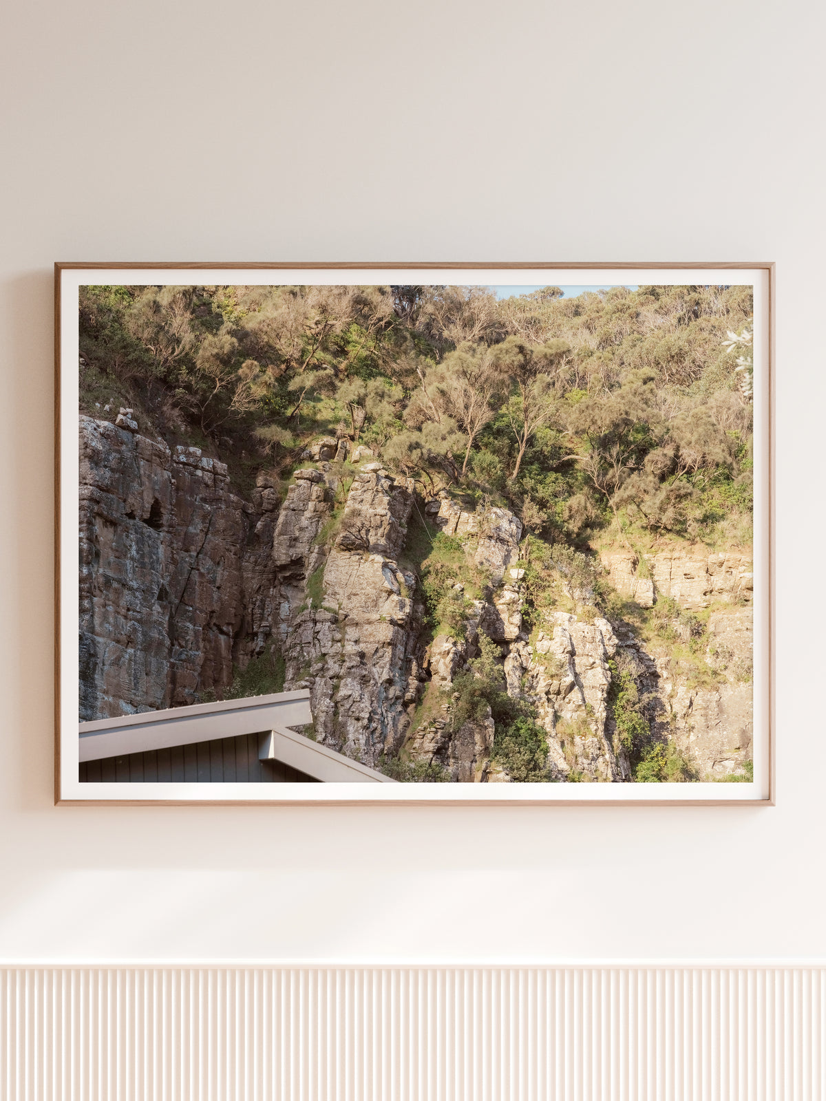Cumberland River Rock Gorge Wall in Shadow (Landscape)