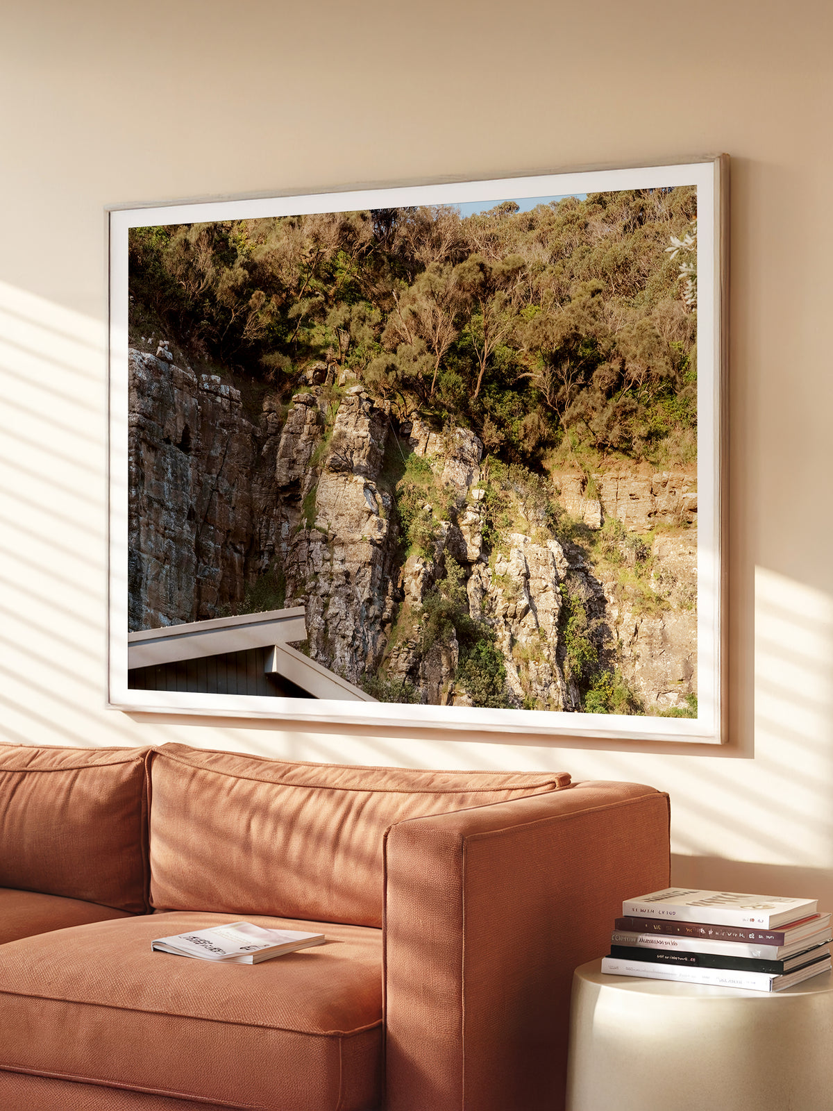 Cumberland River Rock Gorge Wall in Shadow (Landscape)