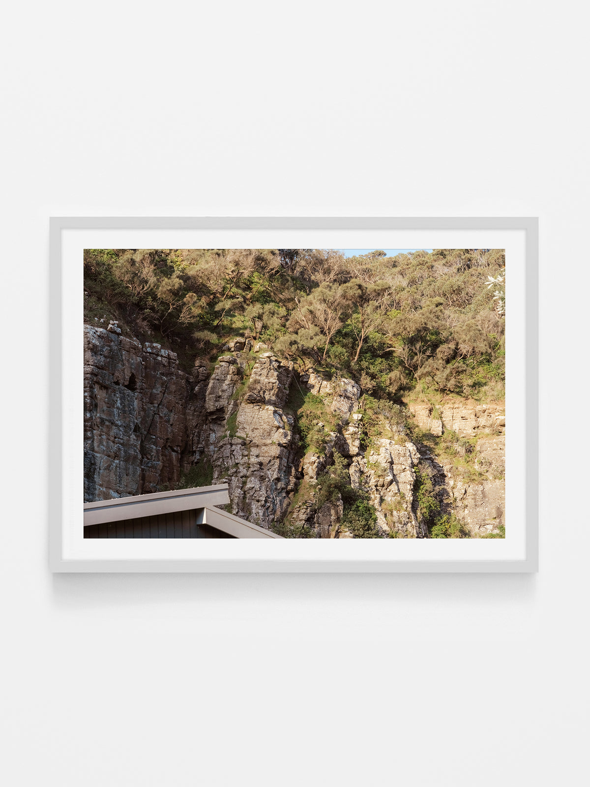 Cumberland River Rock Gorge Wall in Shadow (Landscape)