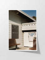 Wye Beach Hotel Sign and Ice Chest
