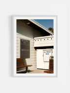 Wye Beach Hotel Sign and Ice Chest