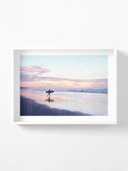 Ocean Grove Beach Surfer at Sunrise