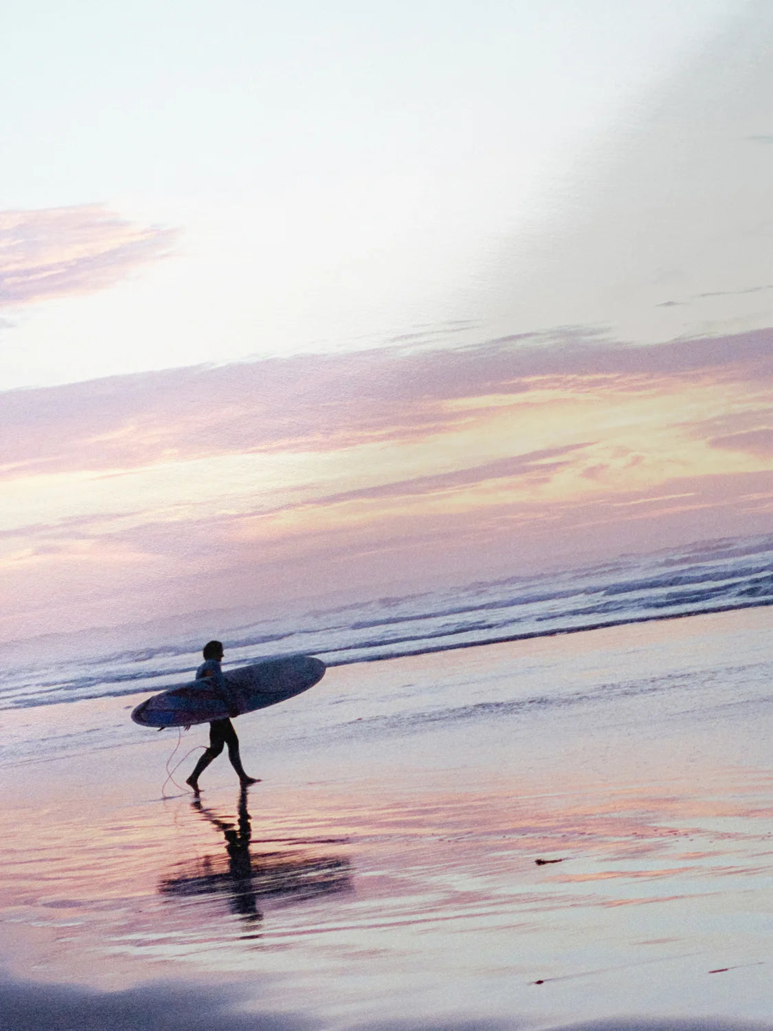 Ocean Grove Beach Surfer at Sunrise