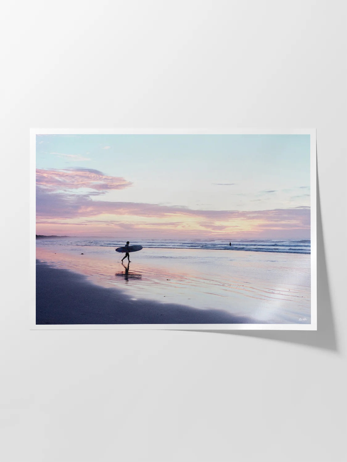 Ocean Grove Beach Surfer at Sunrise