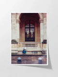 Paris Nun Sitting at Louvre Museum