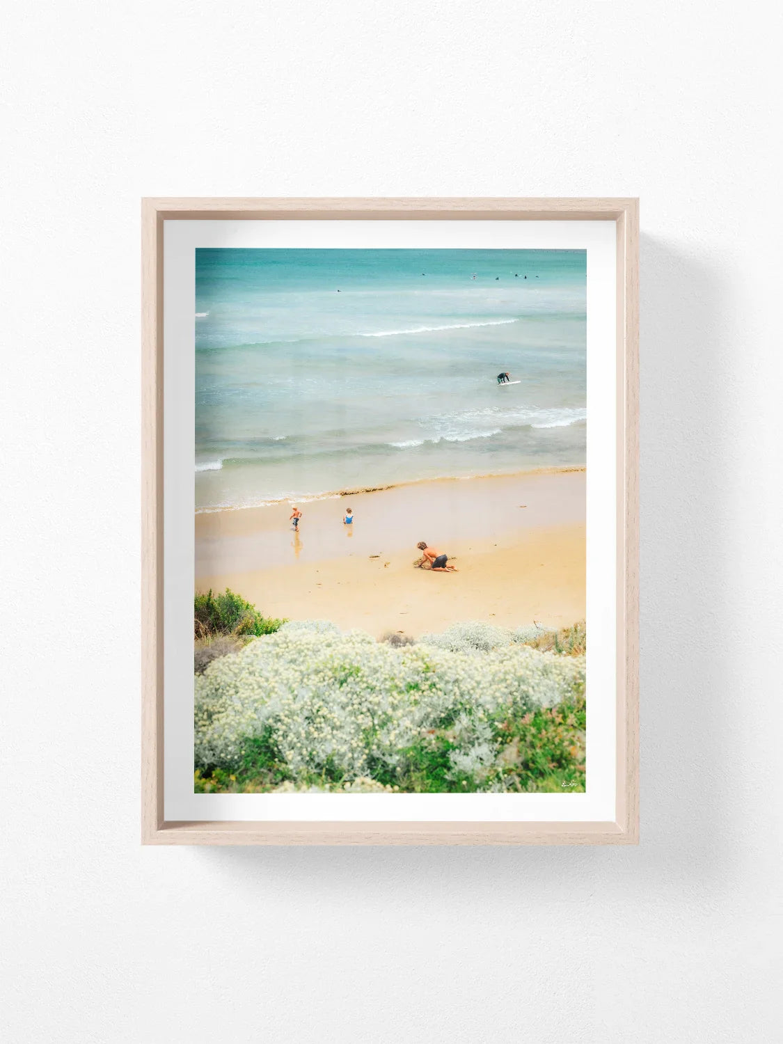 Playing at Torquay Beach