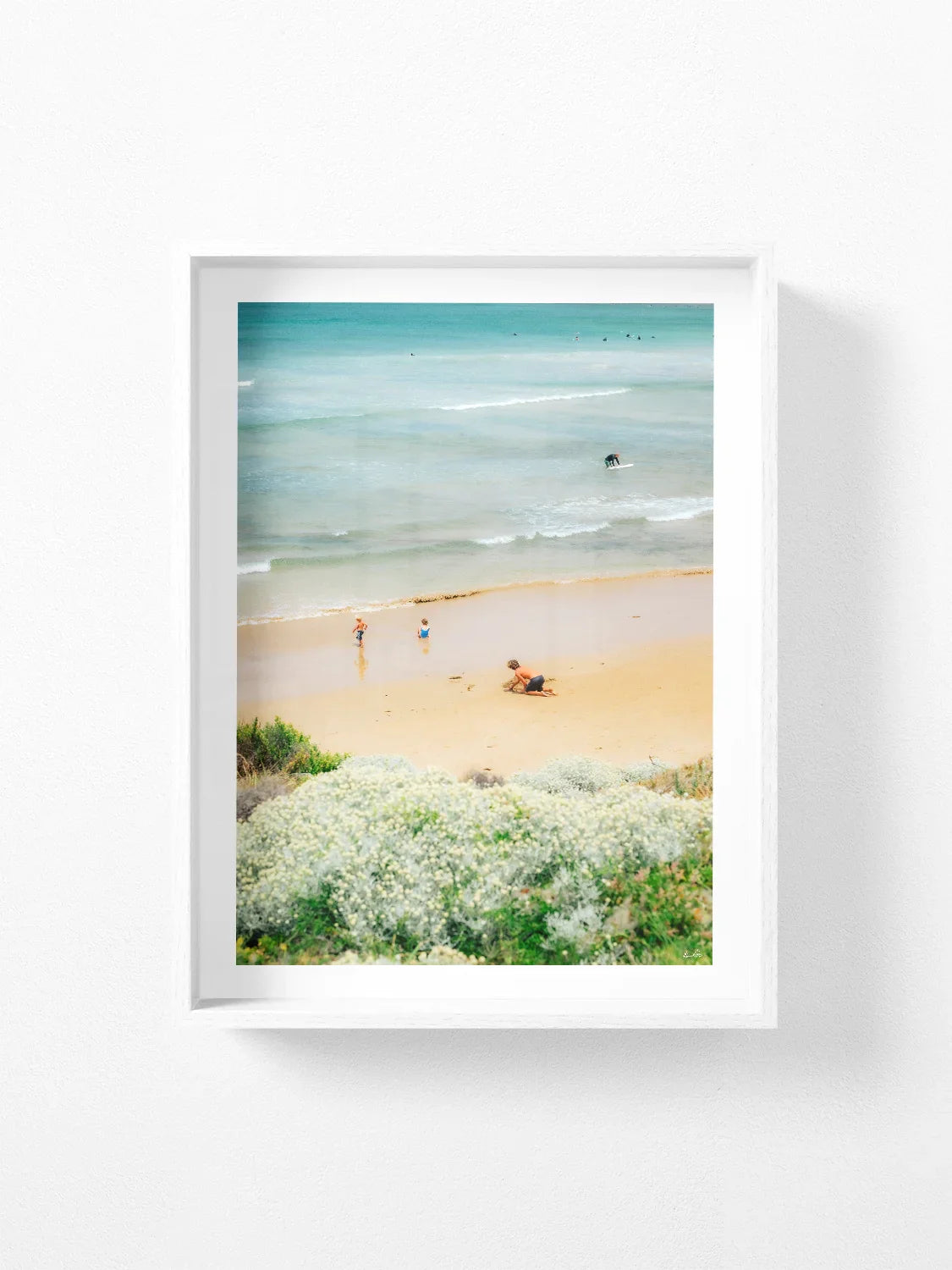 Playing at Torquay Beach