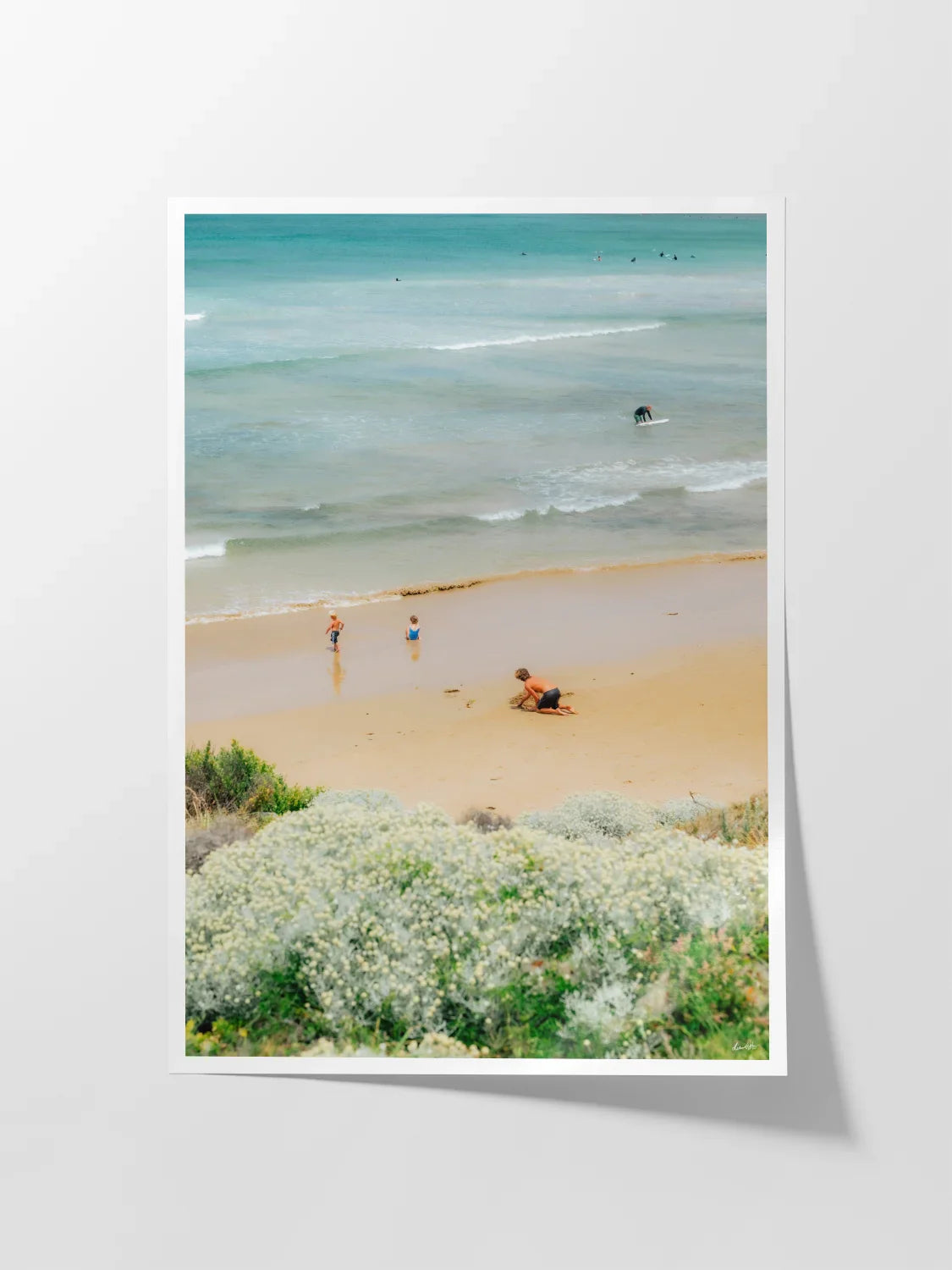 Playing at Torquay Beach