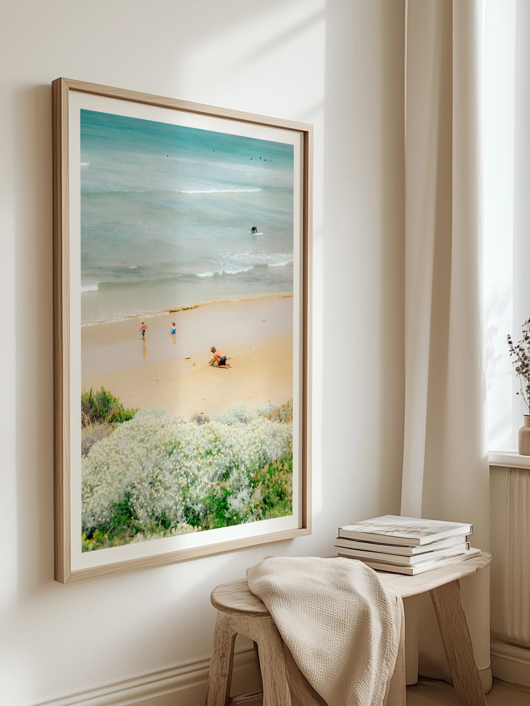 Playing at Torquay Beach