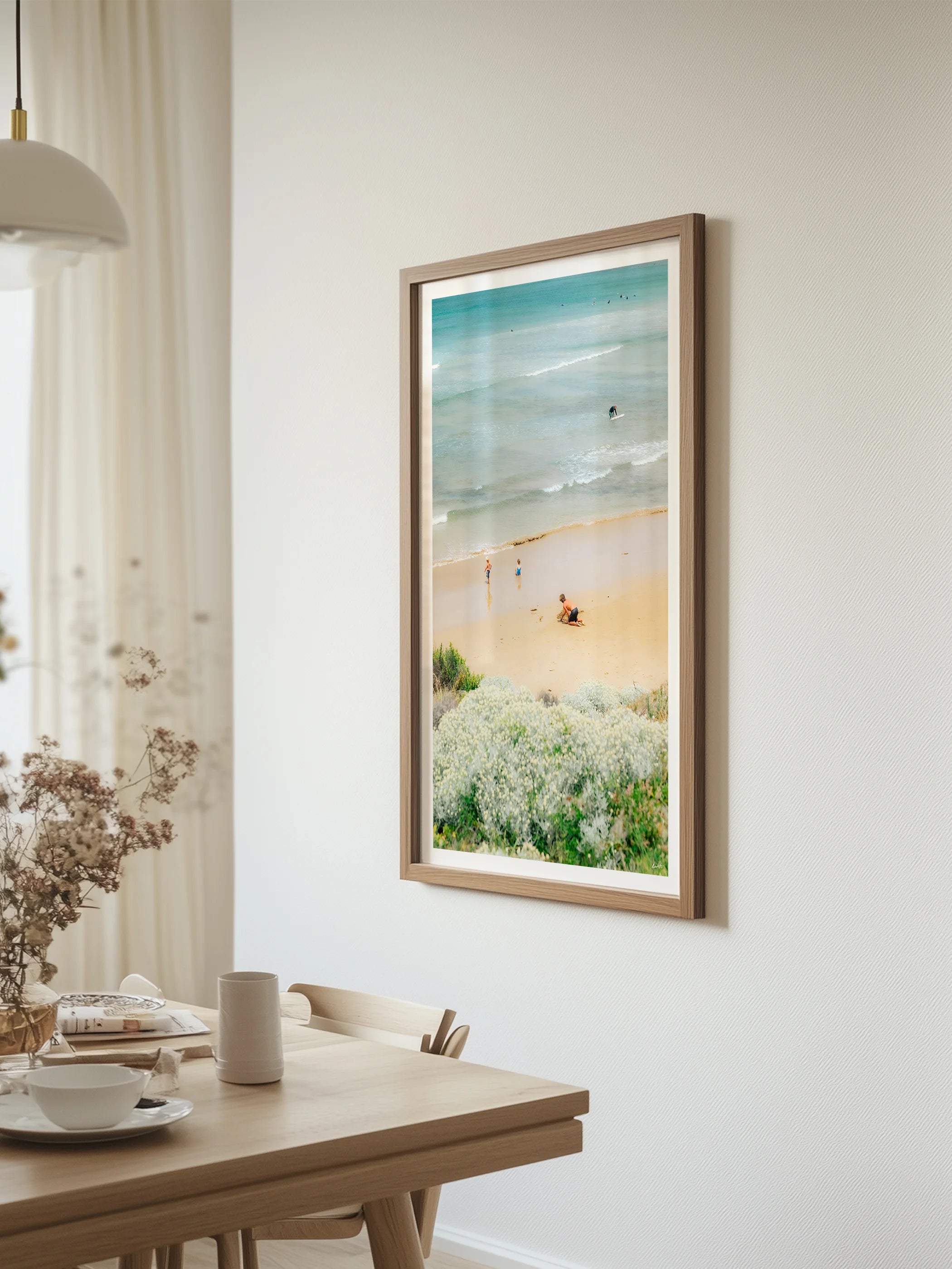 Playing at Torquay Beach