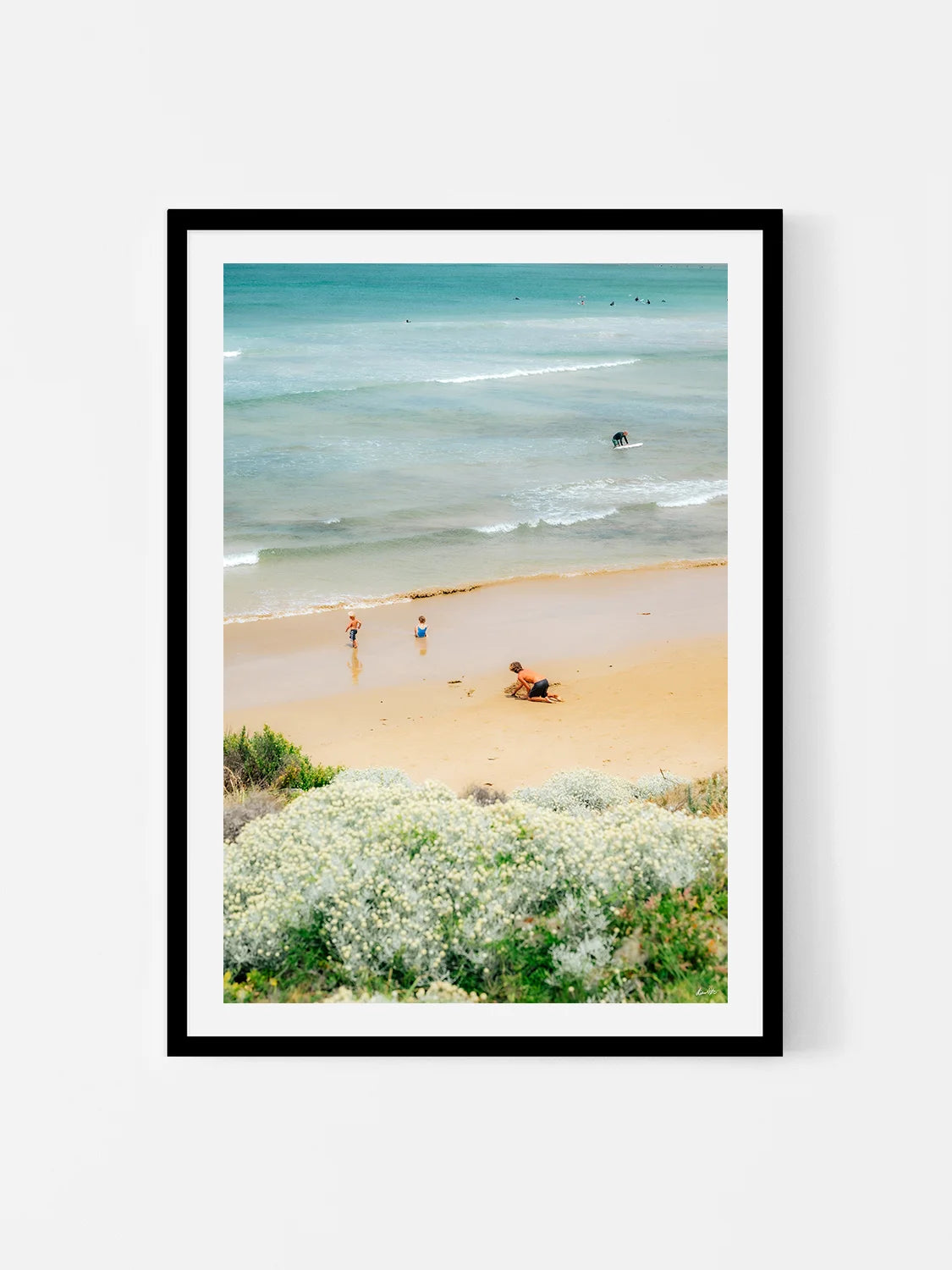 Playing at Torquay Beach