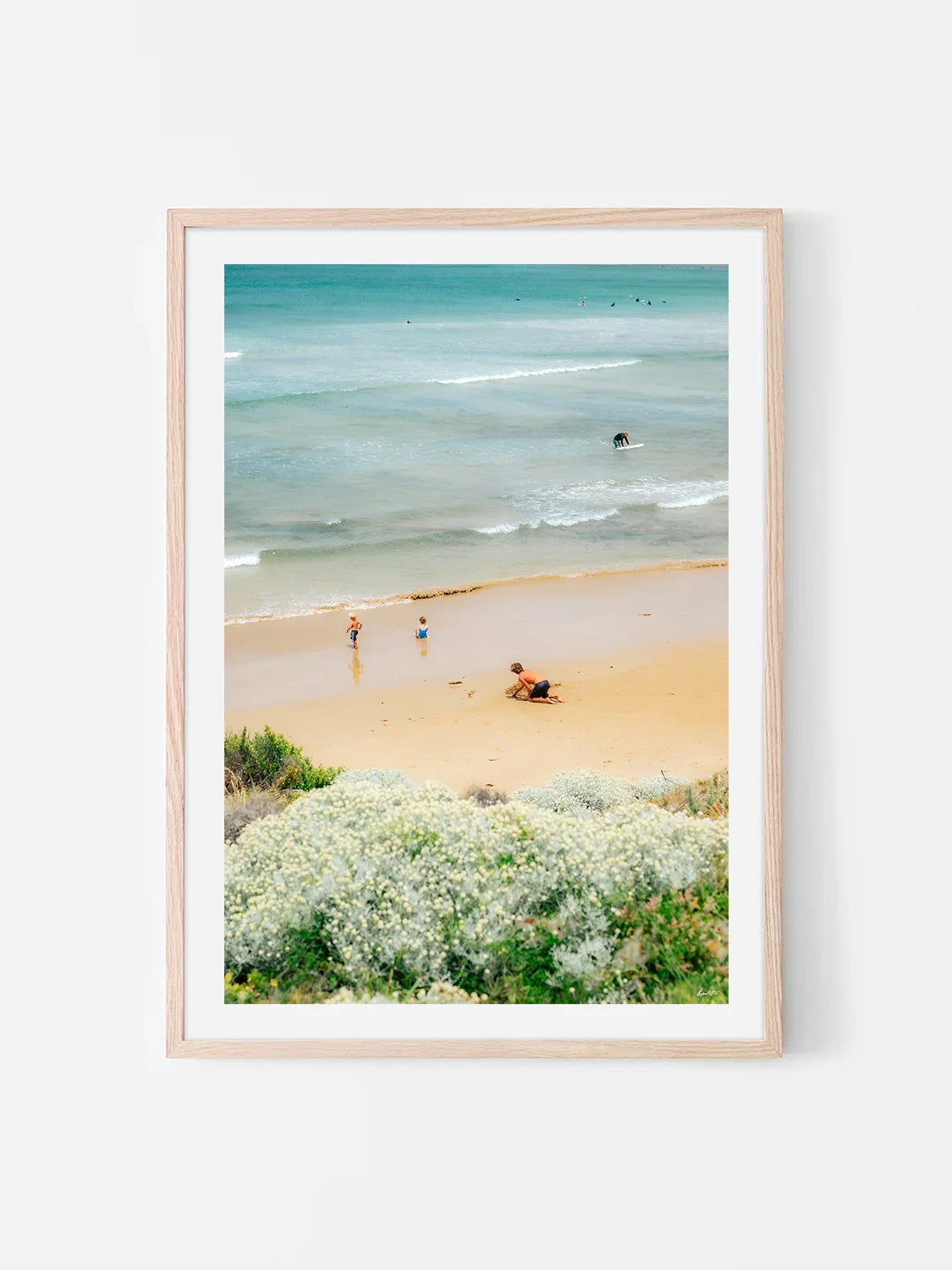 Playing at Torquay Beach