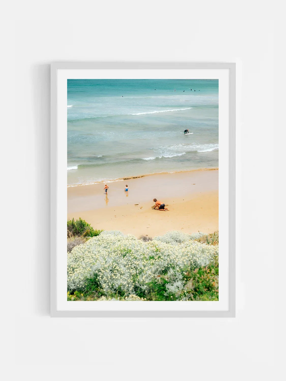 Playing at Torquay Beach